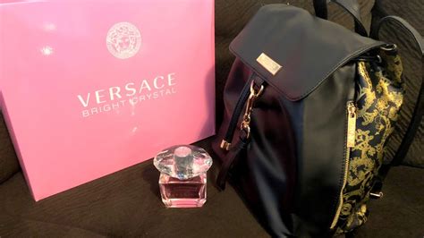 macy's versace women's perfume with backpack|Macy's Versace perfume with bag.